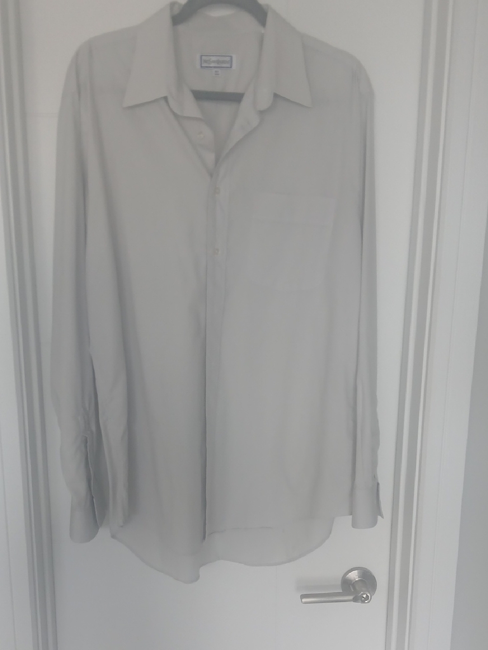 Yves Saint Laurent White Men's Dress Shirt